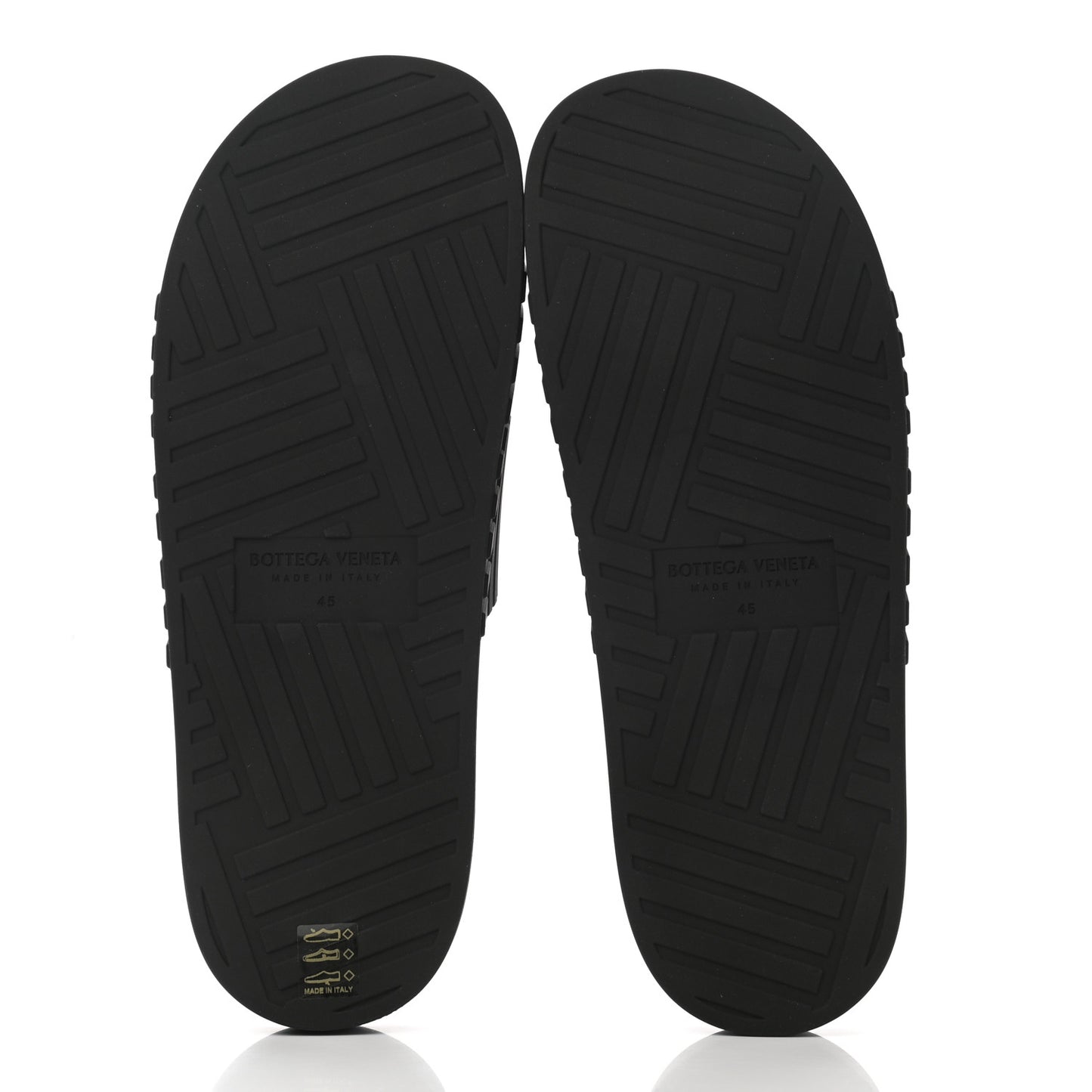 Rubber Mens The Slider Sandals 45 Black