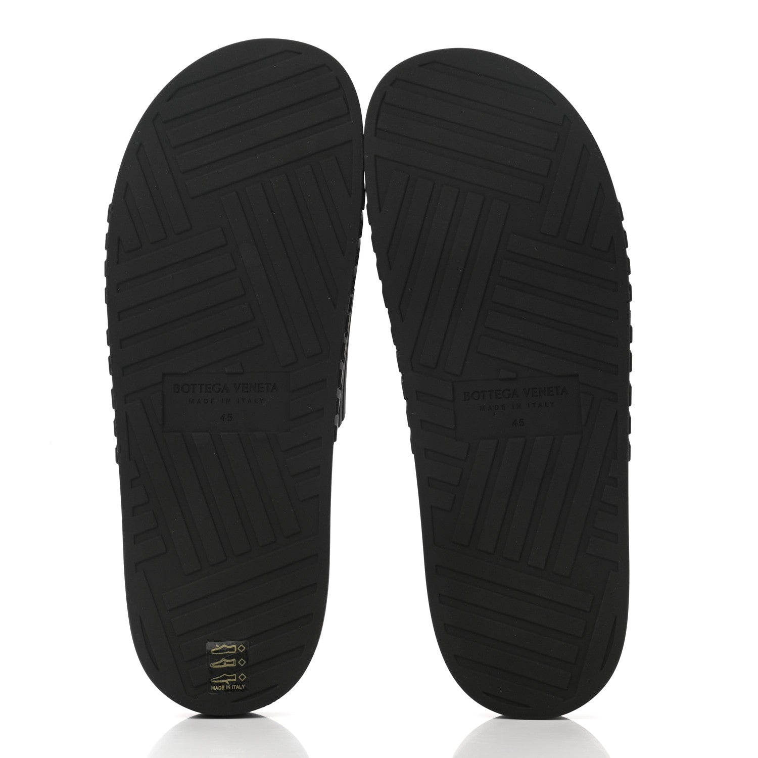 Bottega Veneta Rubber Mens The Slider Sandals 45 Black 5 of 7