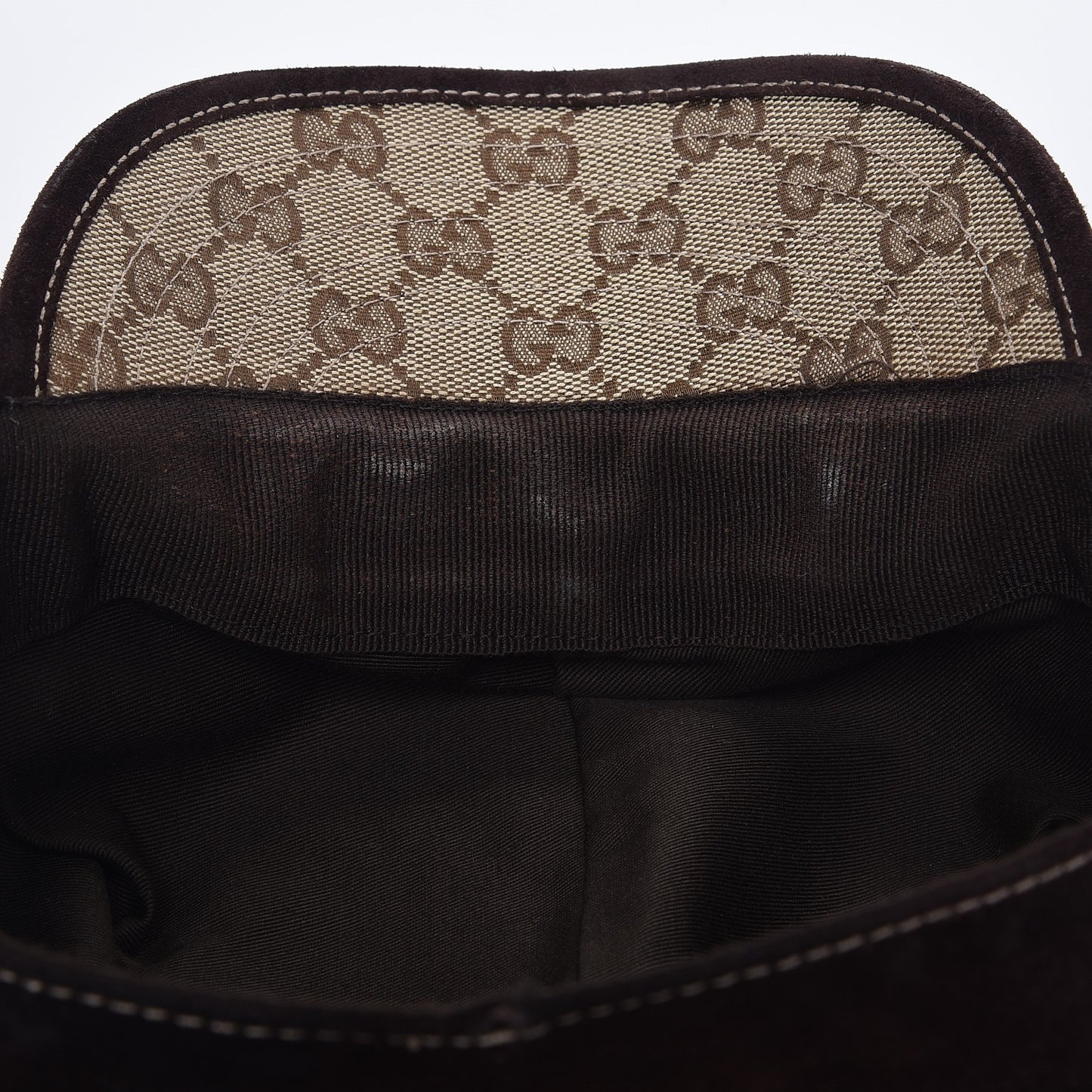 Monogram Hat M Brown