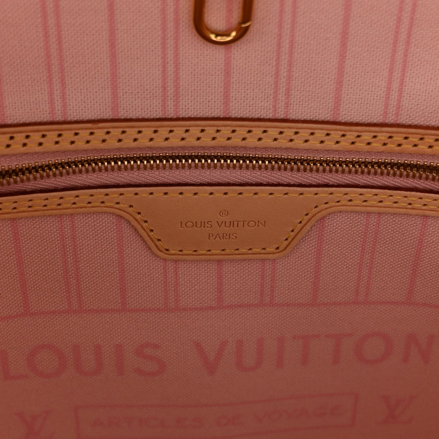 Damier Azur Neo Neverfull MM Rose Ballerine