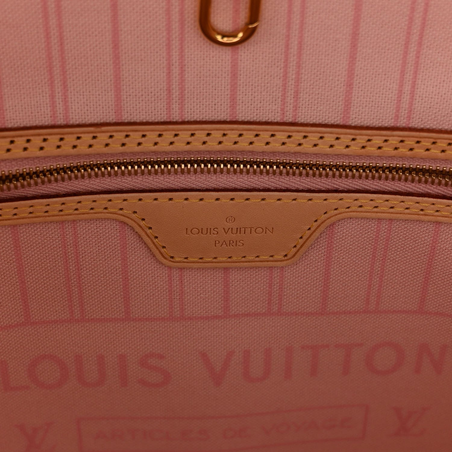 Louis Vuitton Damier Azur Neo Neverfull MM Rose Ballerine 6 of 10
