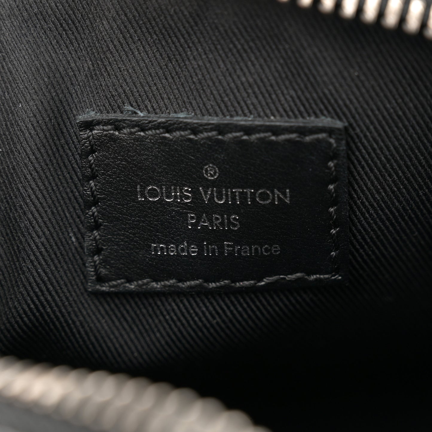 Reverse Monogram Eclipse Keepall XS Black