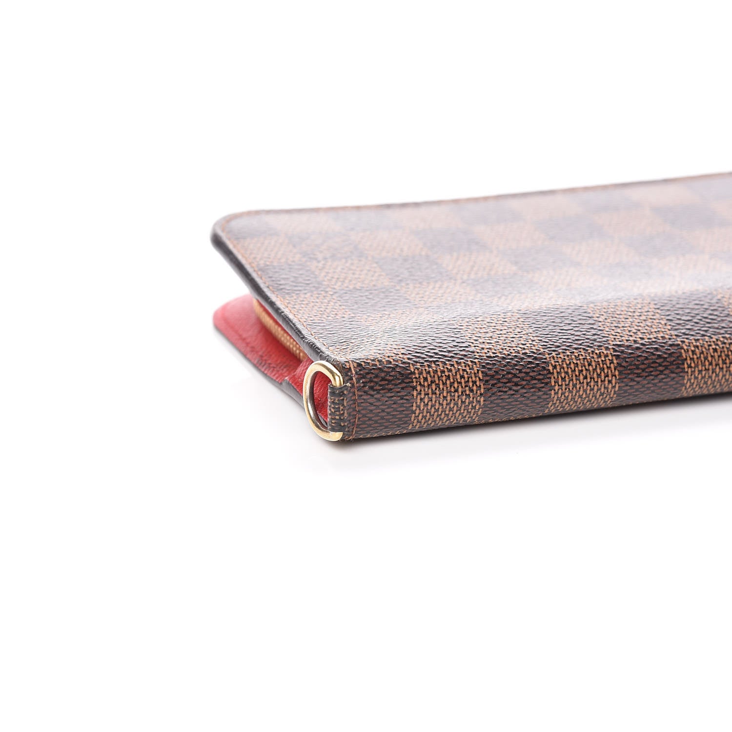Louis Vuitton Damier Ebene Insolite Wallet Red 8 of 9