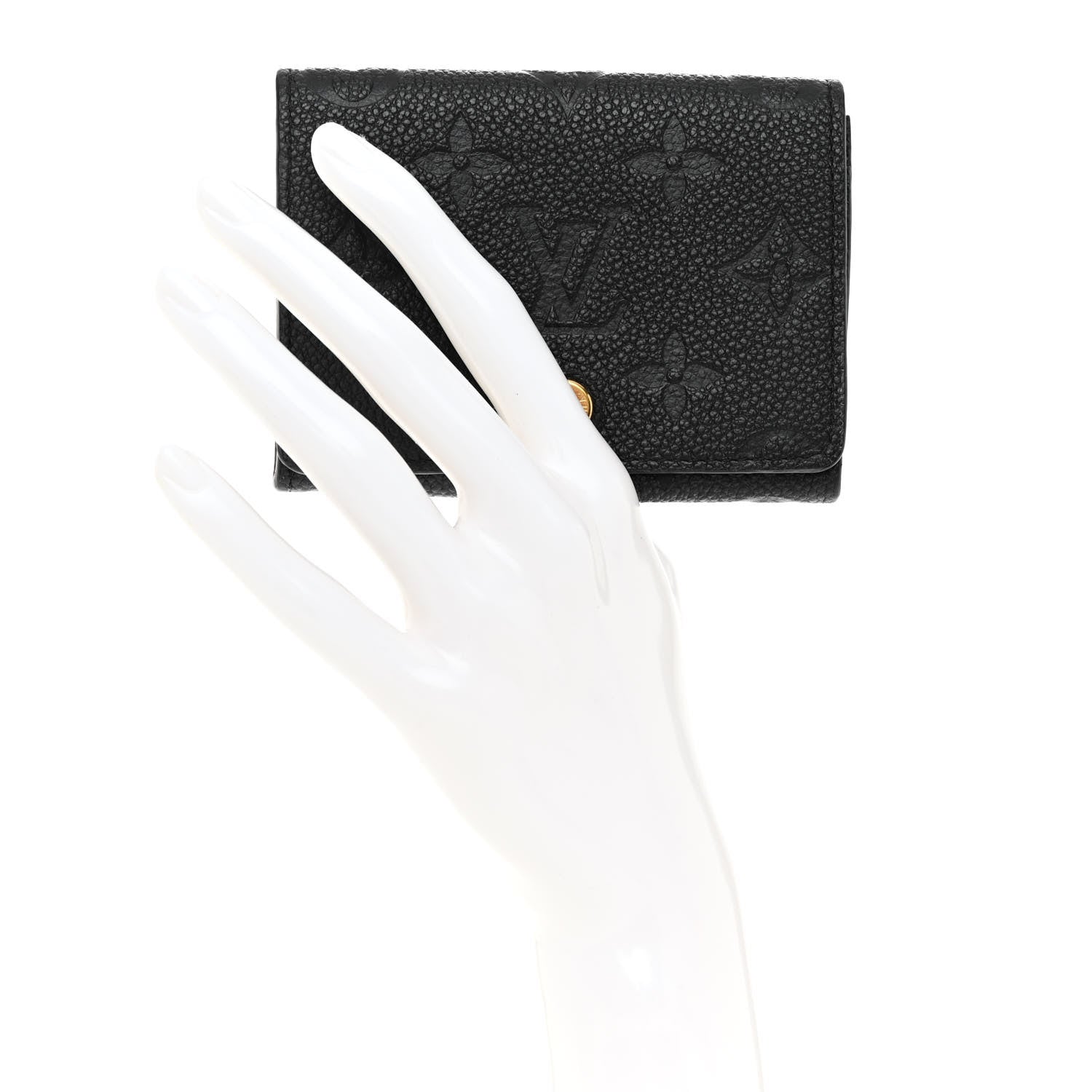 Louis Vuitton LOUIS VUITTON Empreinte Business Card Holder Black 2 of 6