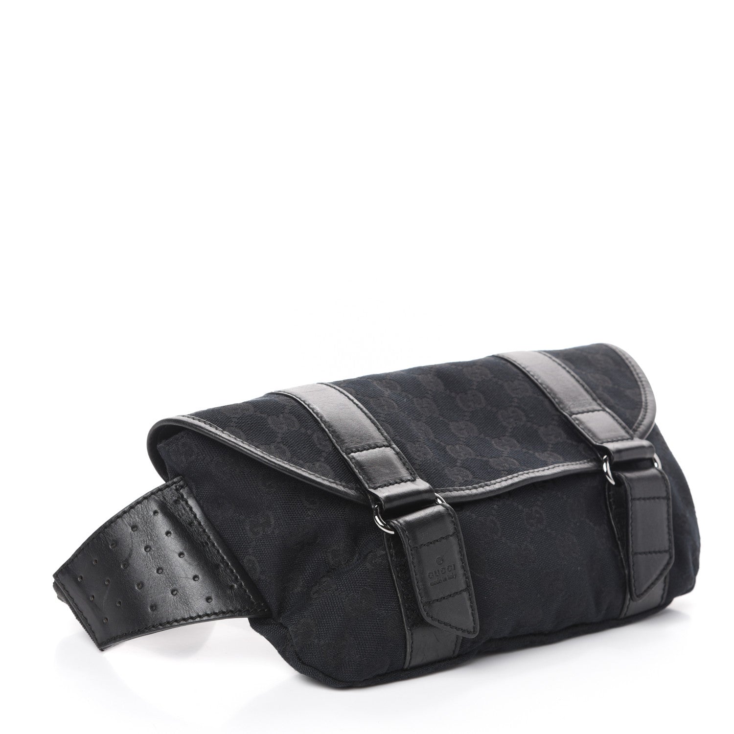 Gucci Monogram Waist Belt Bag Black 5 of 10