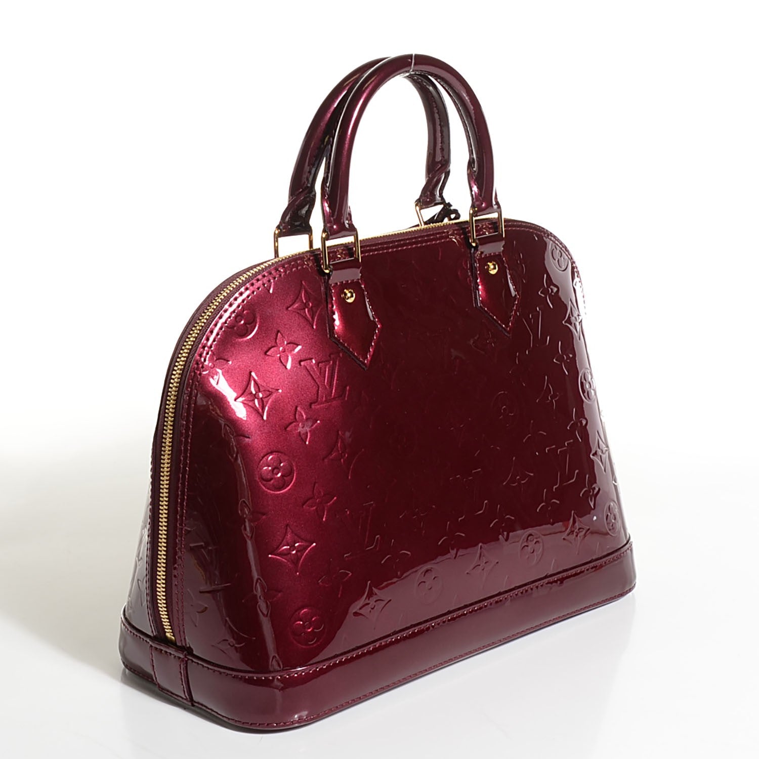 Louis Vuitton Vernis Alma PM Rouge Fauviste 3 of 7