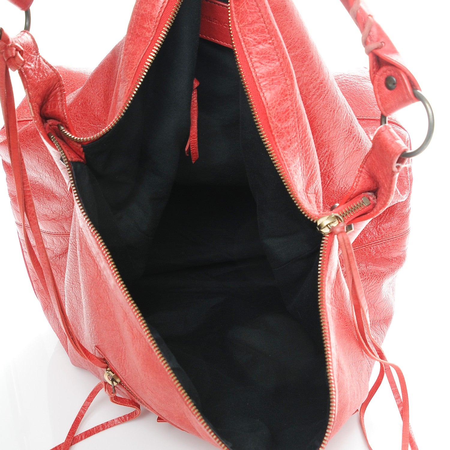 Balenciaga Agneau Classic Hardware Day Hobo Coquelicot 6 of 11