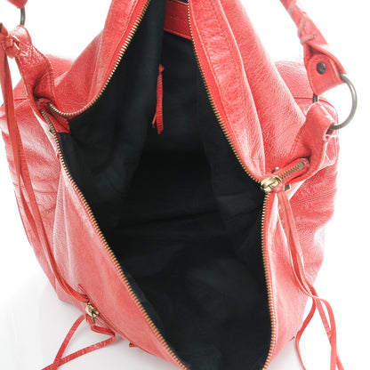 Balenciaga Agneau Classic Hardware Day Hobo Coquelicot 6 of 11