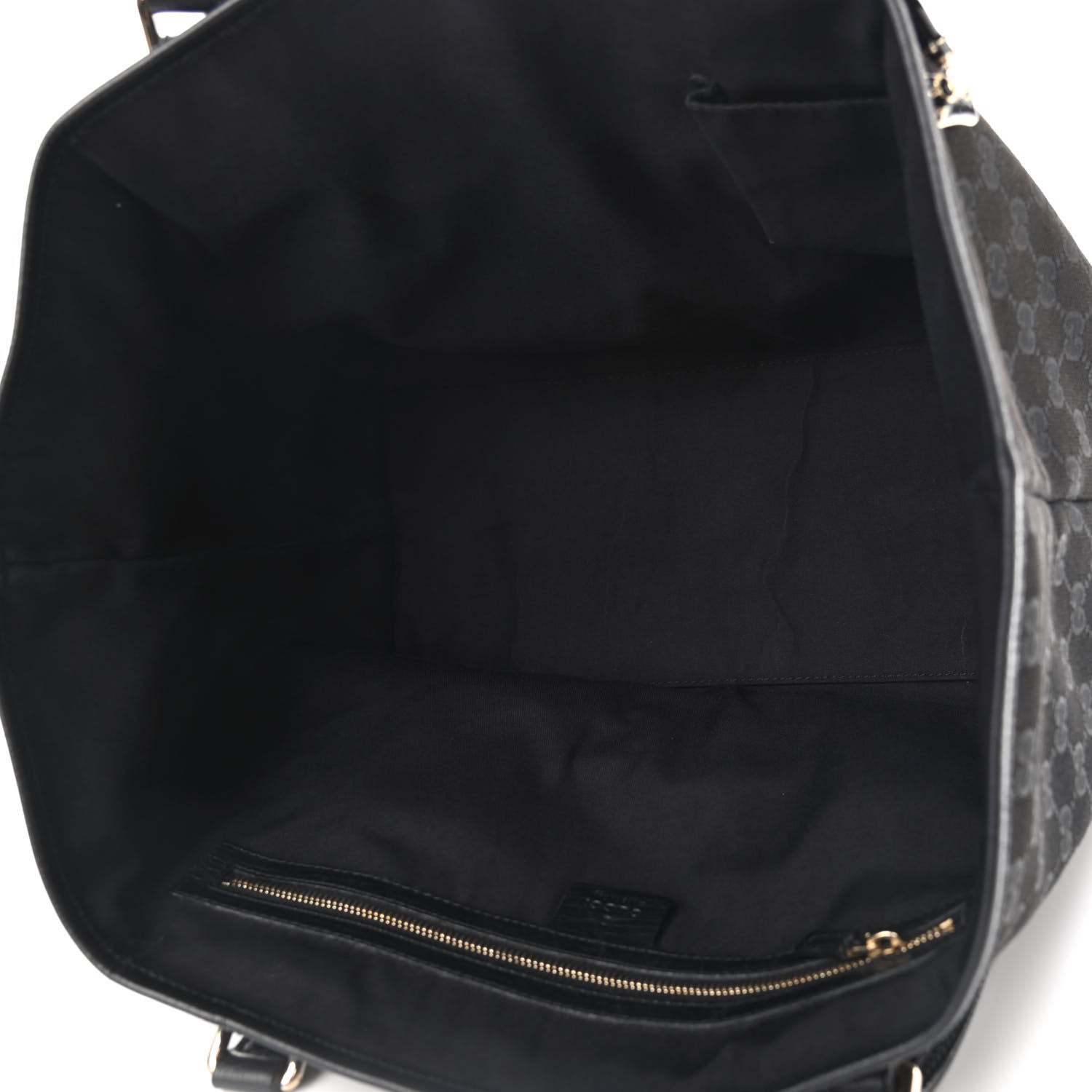 Gucci Monogram Large Jolicoeur Tote Black 5 of 12