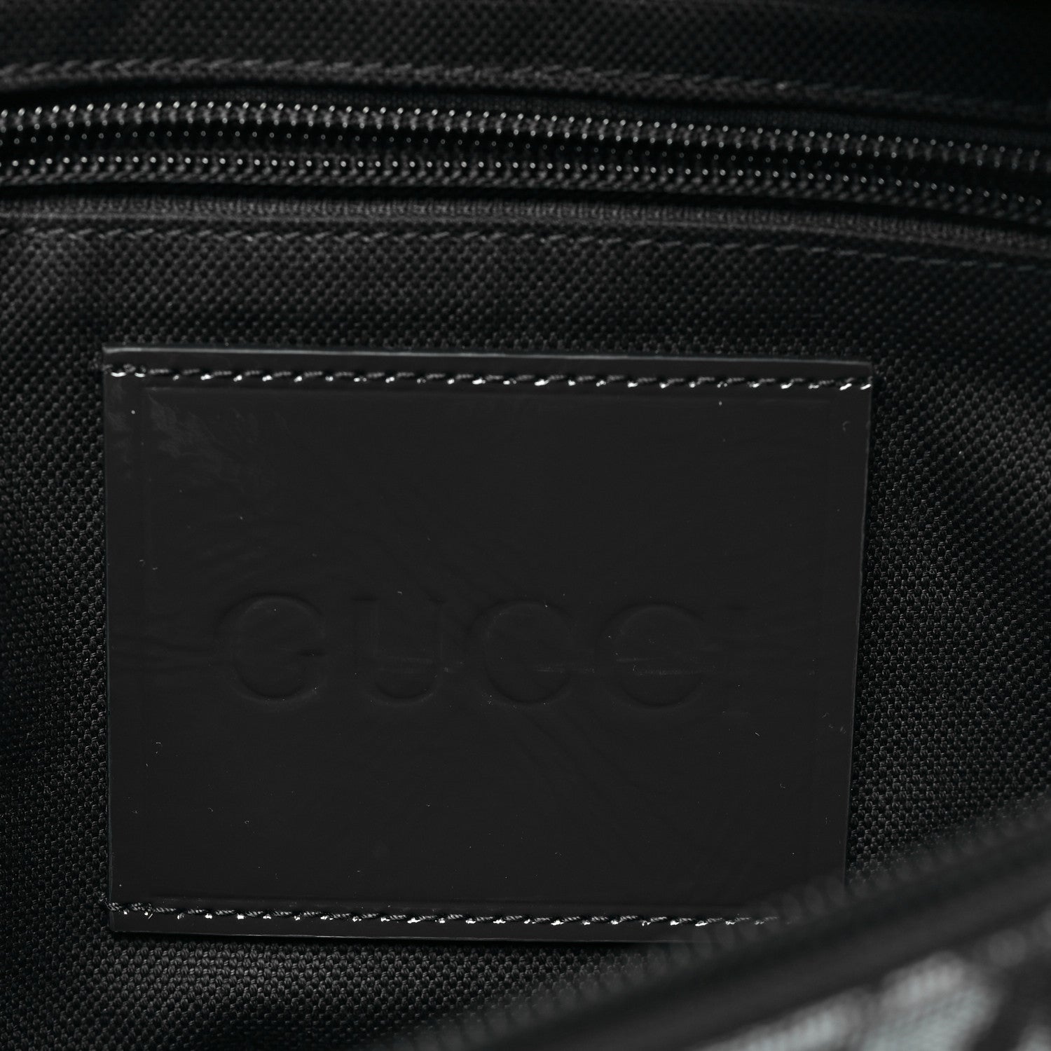 Gucci Denim Monogram Web Belt Bag Blue Multicolor 7 of 10