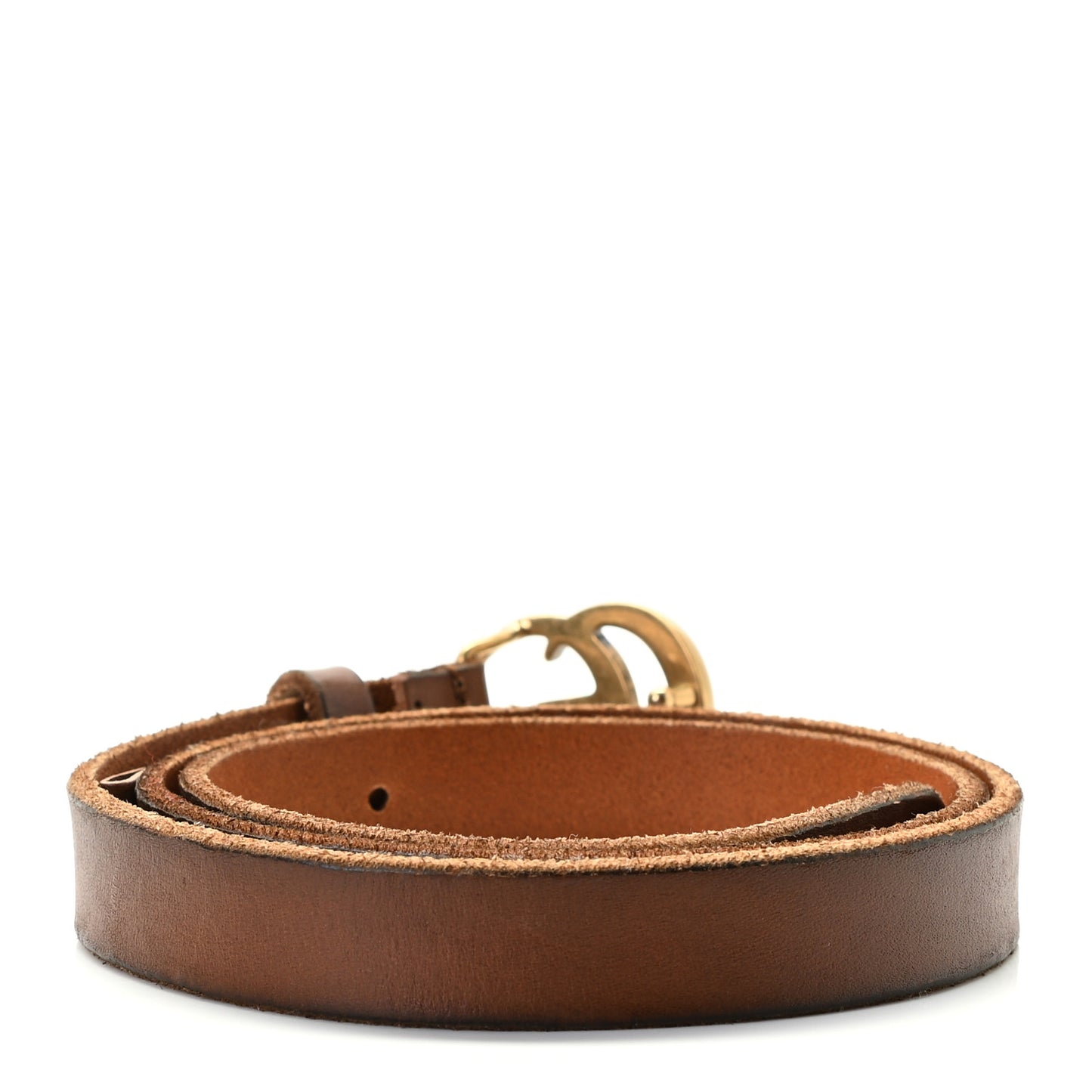 Faded Calfskin Double G Belt 80 32 Cuir