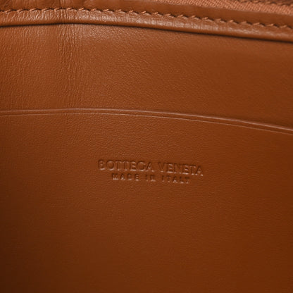Bottega Veneta Calfskin Maxi Intreccio Large Cassette Flat Zip Pouch Wood Natural 6 of 9