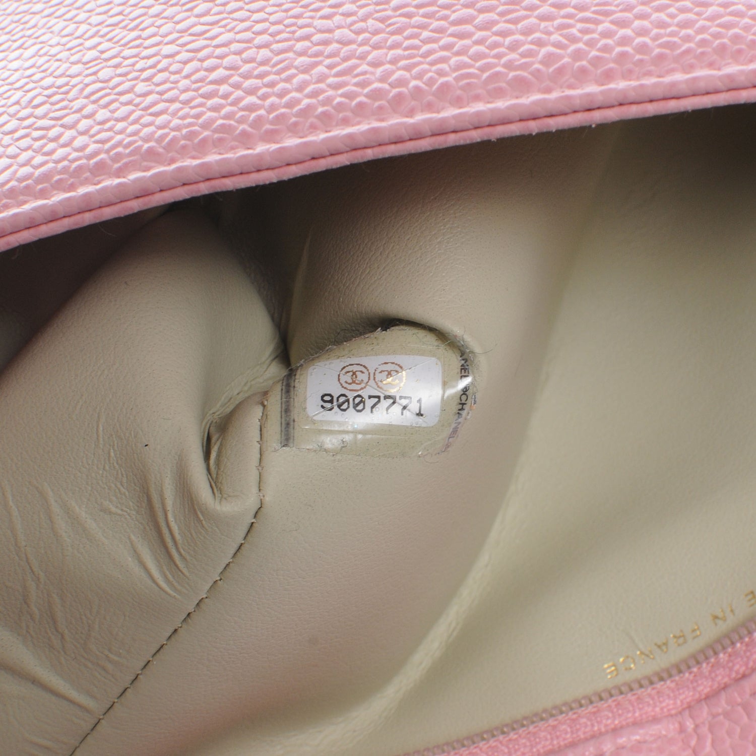 Chanel Caviar CC Cosmetic Case Pink 6 of 8