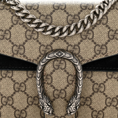 Gucci GG Supreme Monogram Mini Dionysus Shoulder Bag Black 8 of 12