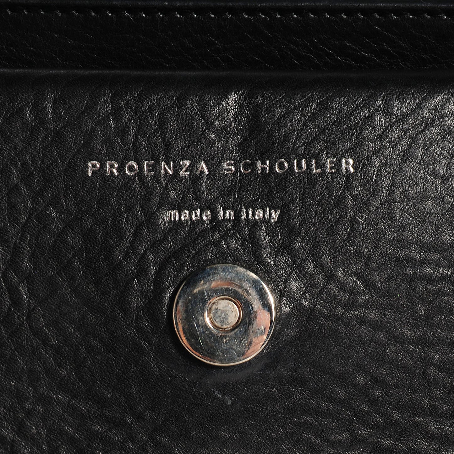 Leather PS11 Classic Shoulder Bag Black