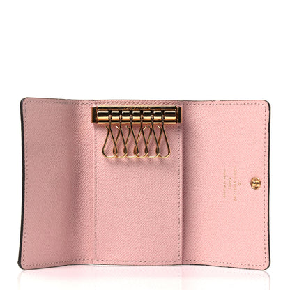 Louis Vuitton Damier Ebene Multicles 6 Key Holder Rose Ballerine 4 of 4