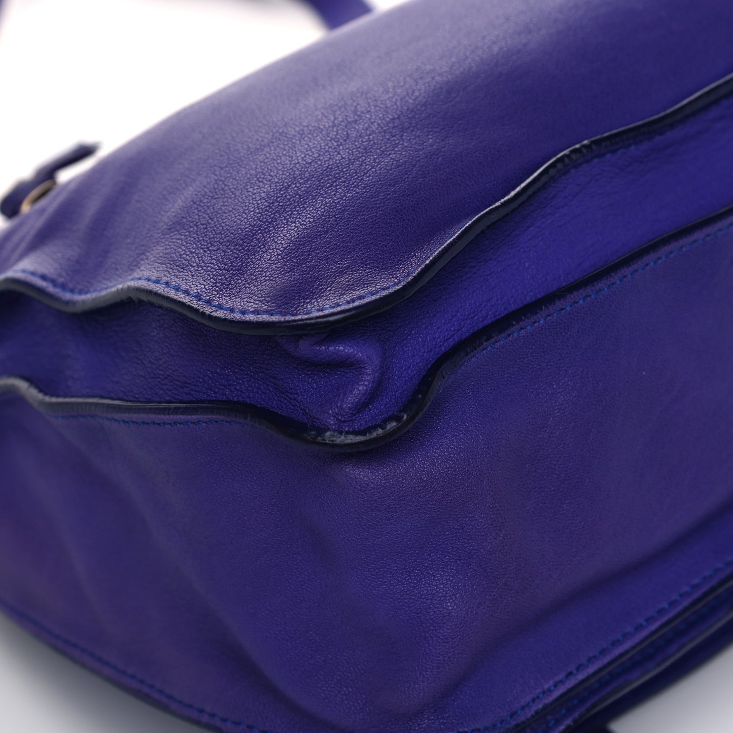 Lambskin Medium PS1 Satchel Purple Rain