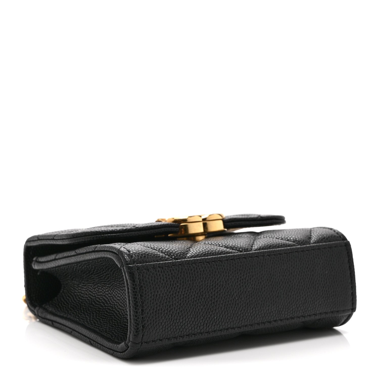 Chanel Caviar Quilted Coco First Clutch With Chain Black 4 of 11