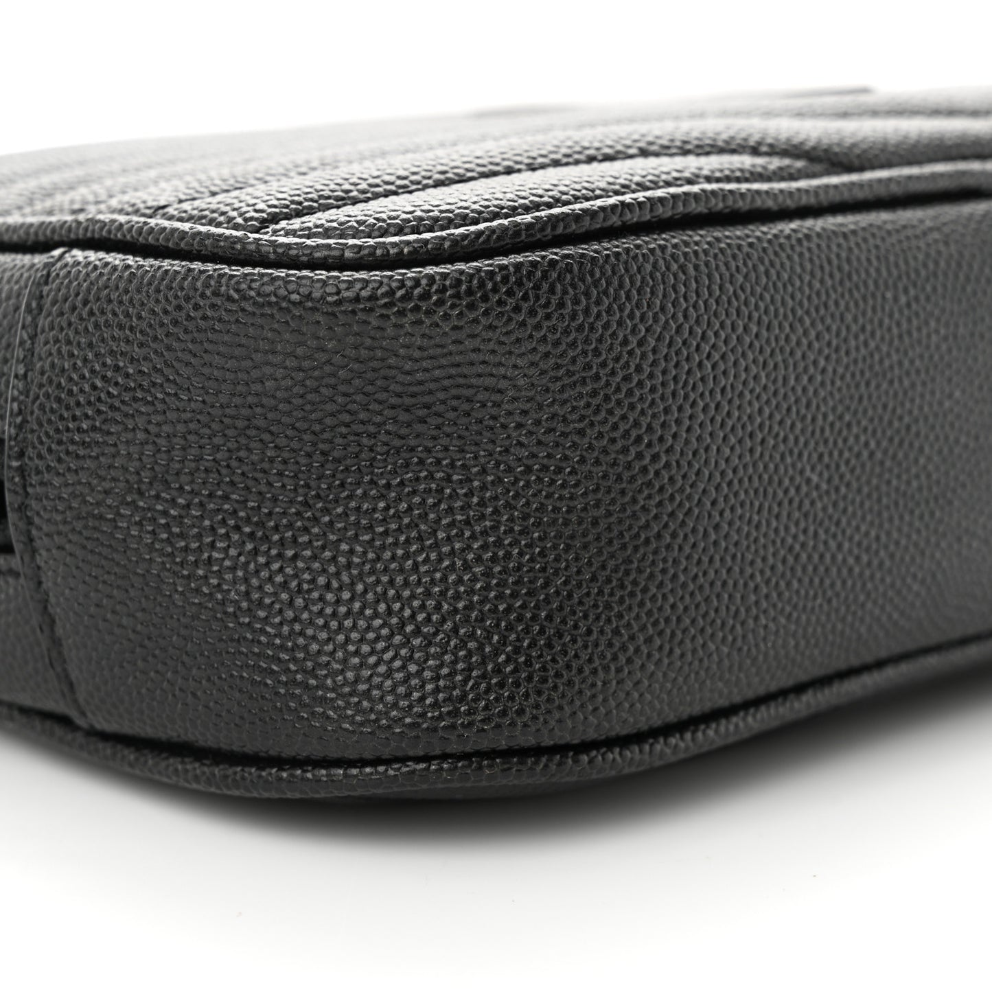 Grain De Poudre Matelasse Monochrome Monogram Mini Lou Camera Bag Black