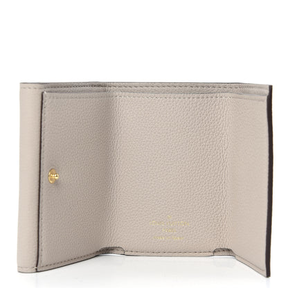 Louis Vuitton Calfskin Lockmini Wallet Greige 5 of 7