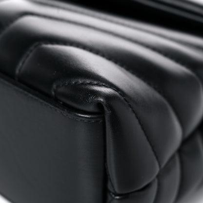 Saint Laurent Calfskin Y Quilted Monogram Small Loulou Chain Satchel Black 9 of 15