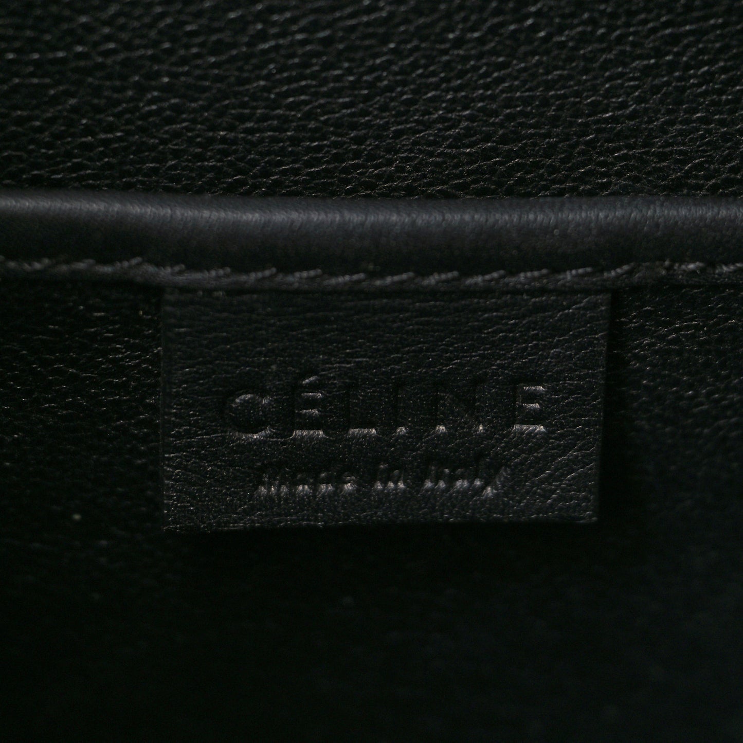 Smooth Calfskin Nano Luggage Black