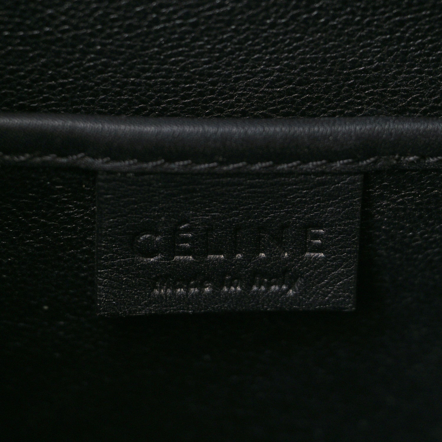 Celine Smooth Calfskin Nano Luggage Black 6 of 8