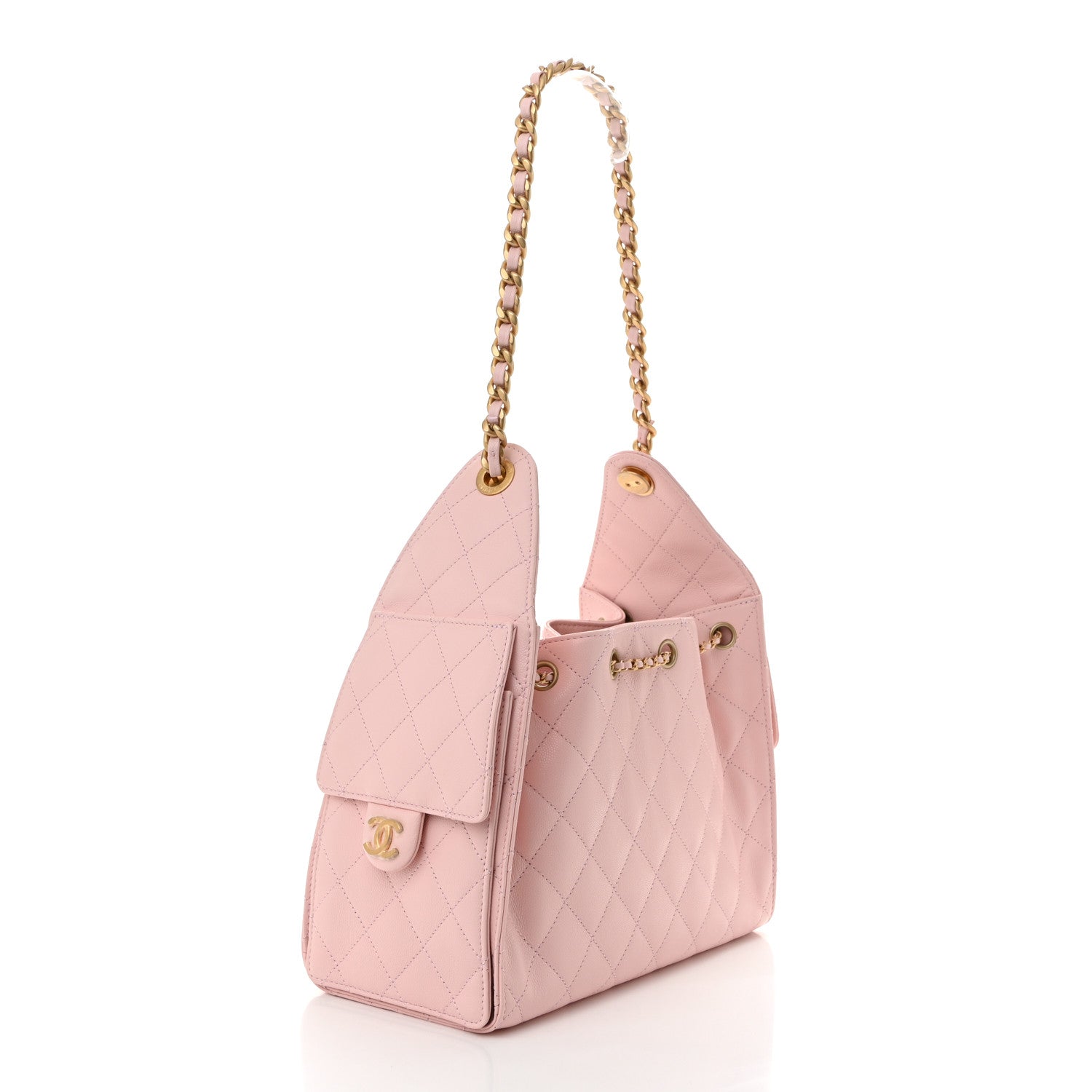Chanel Caviar Quilted Small Chanel 25 Handbag Light Pink 3 of 11