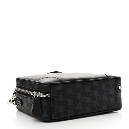 Moynat Toile 1920 Maxi Camera Bag Black Blue 4 of 10