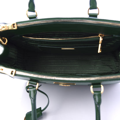 Prada Saffiano Medium Galleria Double Zip Tote Biliardo 6 of 10