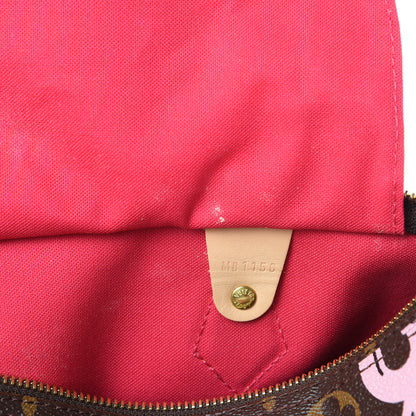 Louis Vuitton Monogram Bay Speedy 30 Rose Ballerine Poppy 11 of 16