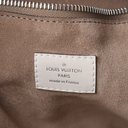 Louis Vuitton Veau Soie Calfskin Parnassea Bagatelle Hobo Blanc Casse 7 of 16