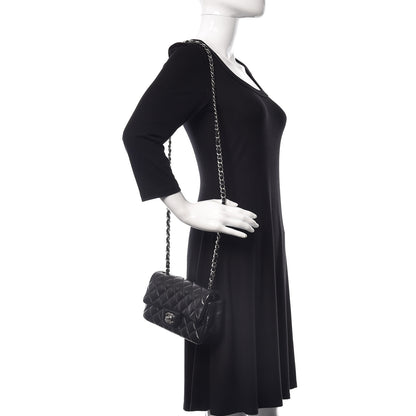 Chanel Lambskin Quilted Mini Rectangular Flap Black 2 of 11
