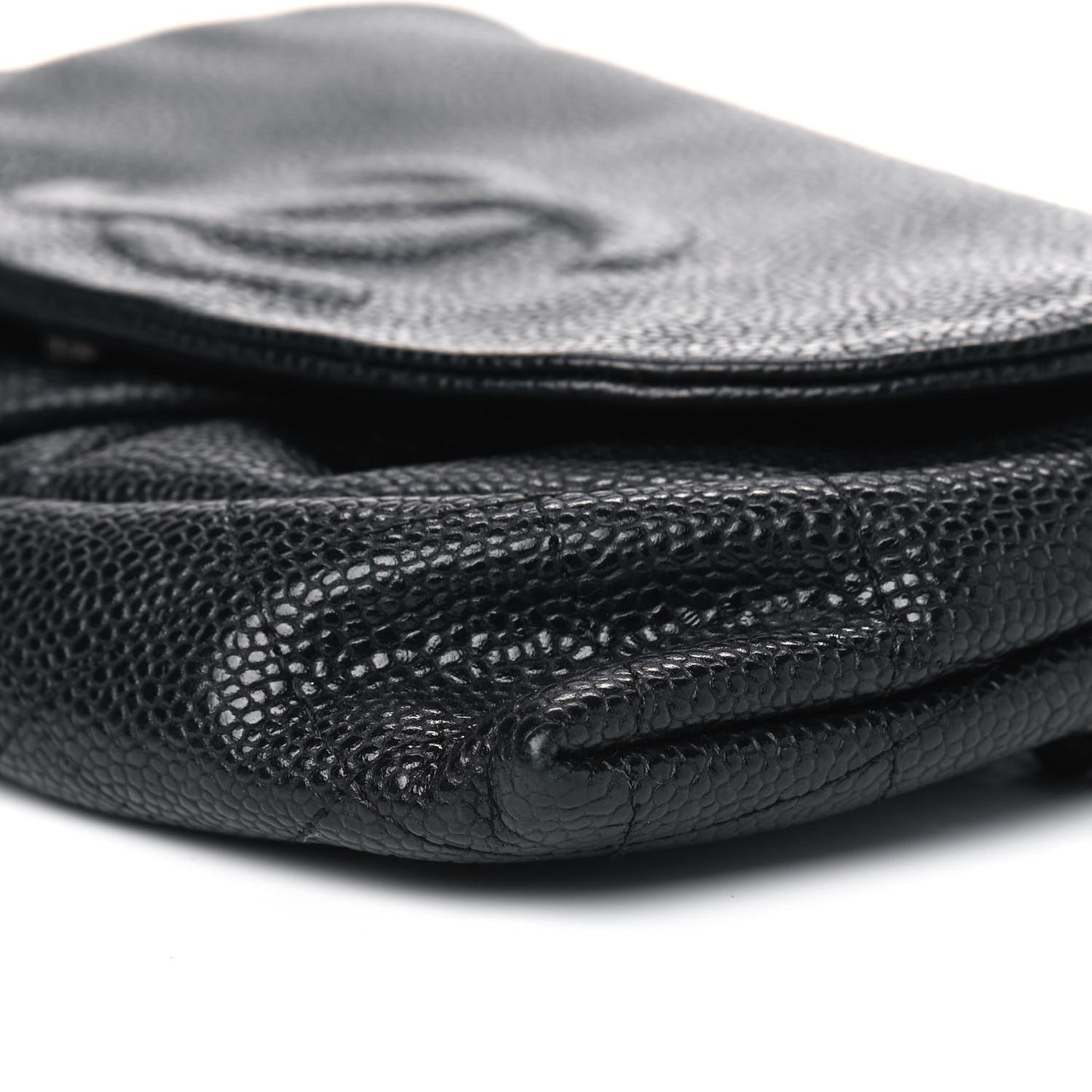 Caviar Half Moon Wallet On Chain WOC Black