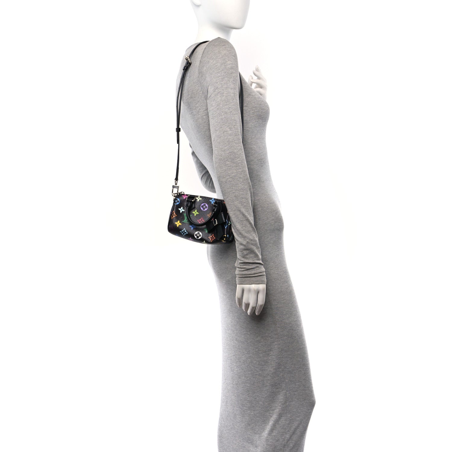 Louis Vuitton LV X TM Monogram Multicolor Nano Speedy Black 2 of 10