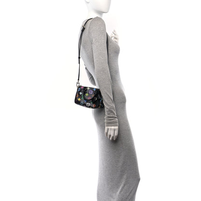 Louis Vuitton LV X TM Monogram Multicolor Nano Speedy Black 2 of 10