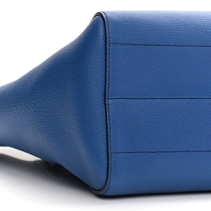 Prada Vitello Phenix Tote Blue 16 of 18
