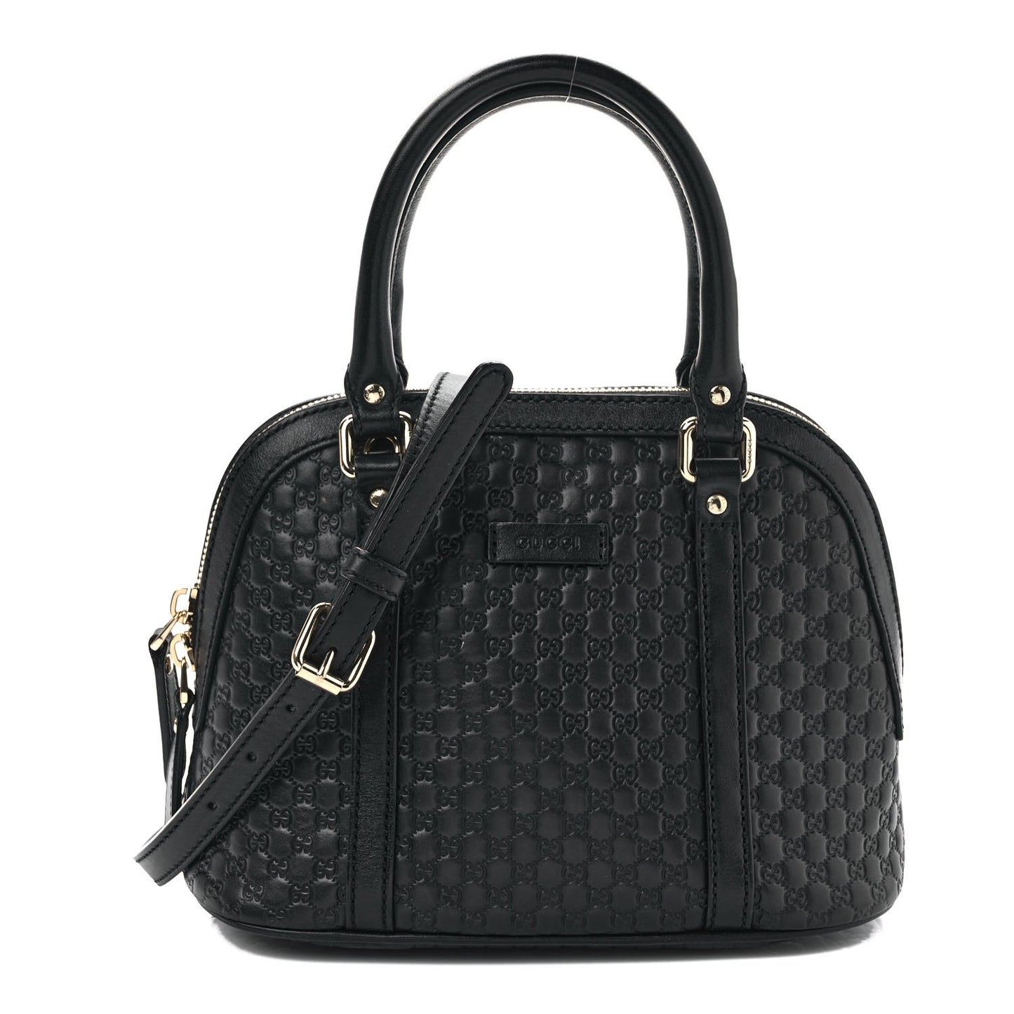 Microguccissima Mini Dome Bag Black
