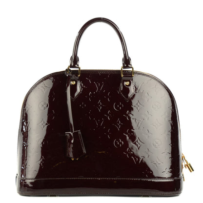 Louis Vuitton Vernis Alma MM Amarante 1 of 8