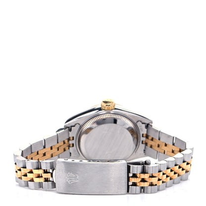 Rolex Stainless Steel 18K Yellow Gold Diamond 26mm Oyster Perpetual Datejust Watch Champagne 69173 3 of 4