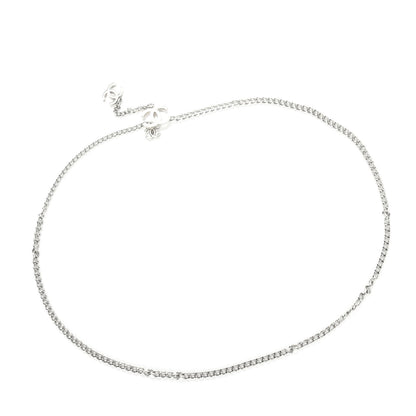 Chanel Enamel CC Ceinture Fantai Adjustable Belt Silver White 2 of 3