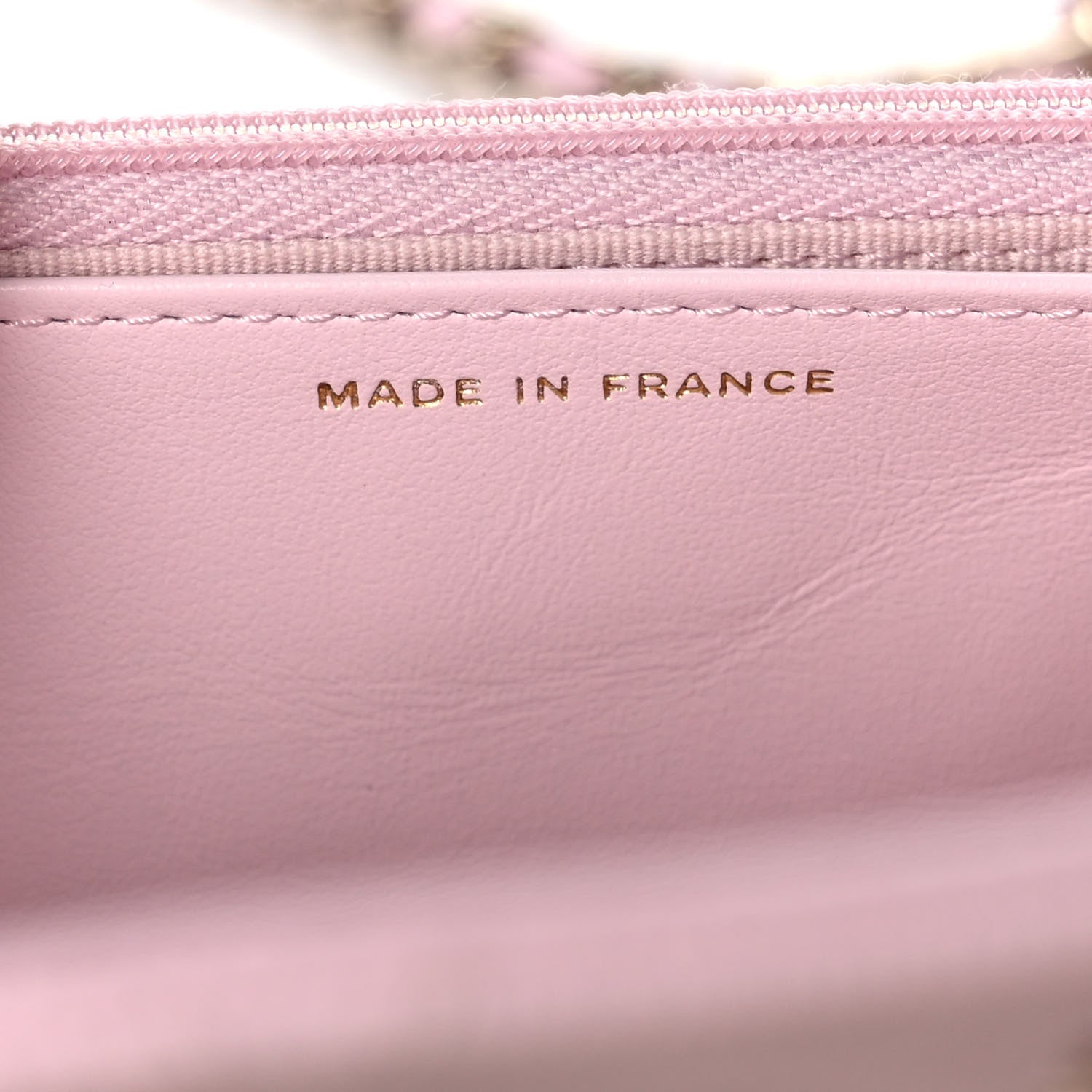 Chanel Caviar Quilted Wallet On Chain WOC Light Pink 7 of 13