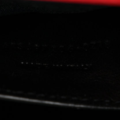 Saint Laurent Grain De Poudre Textured Mixed Matelasse Triquilt Medium Monogram Satchel New Red 7 of 14