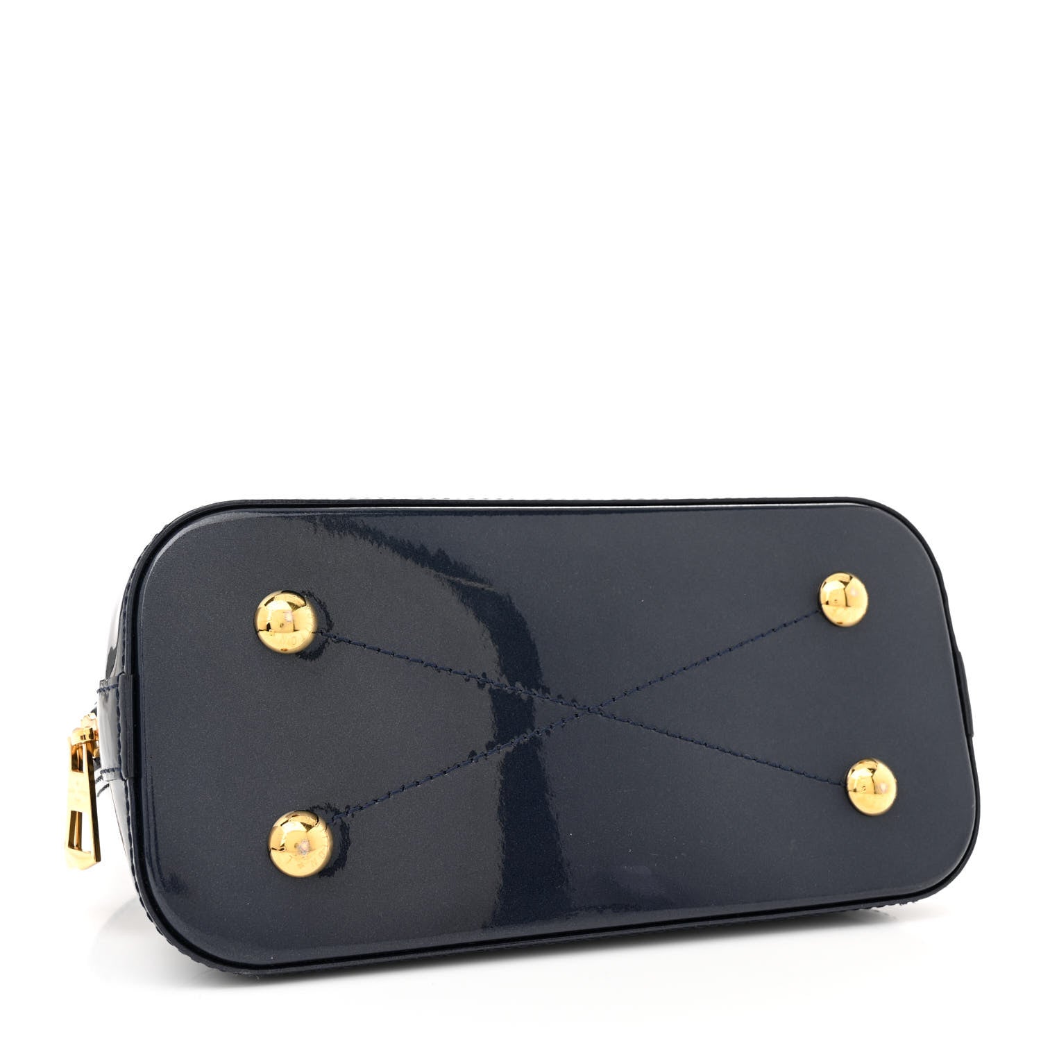 Louis Vuitton Patent Monogram Alma BB Marine 4 of 12