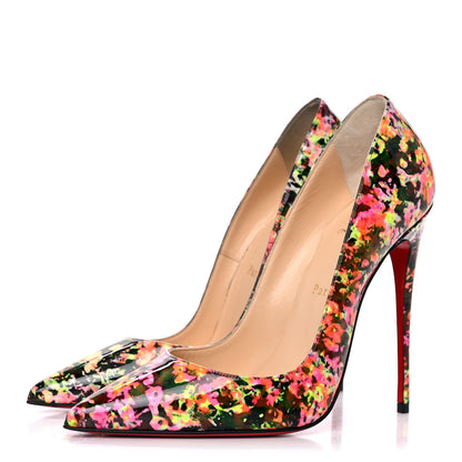 Christian Louboutin Patent Granite So Kate 120 Pumps 39 Multicolor 3 of 10