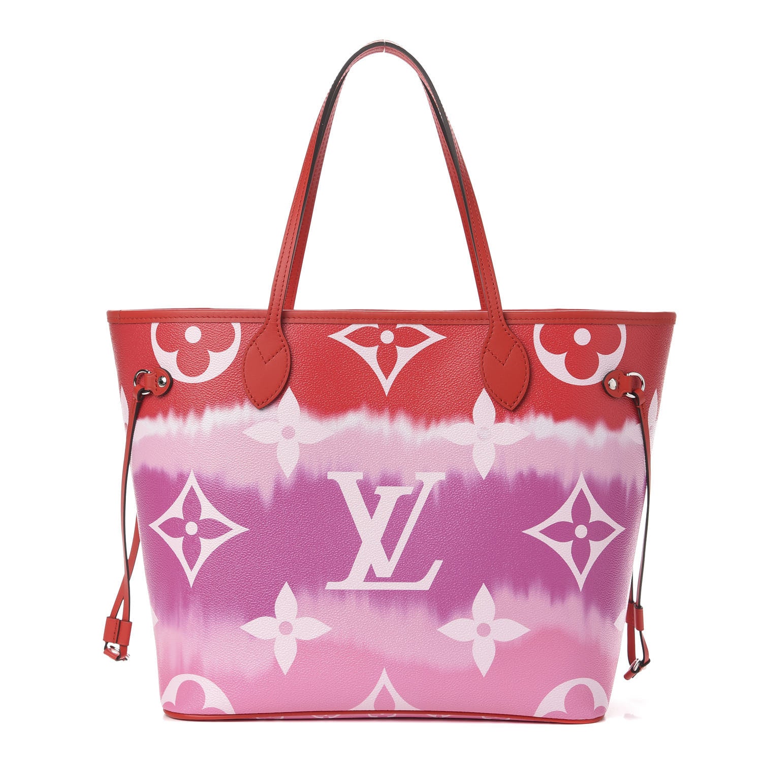 Louis Vuitton Monogram Escale Neverfull MM Rouge 1 of 10