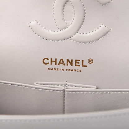 Chanel Caviar Quilted Small Double Flap Grey 6 of 11