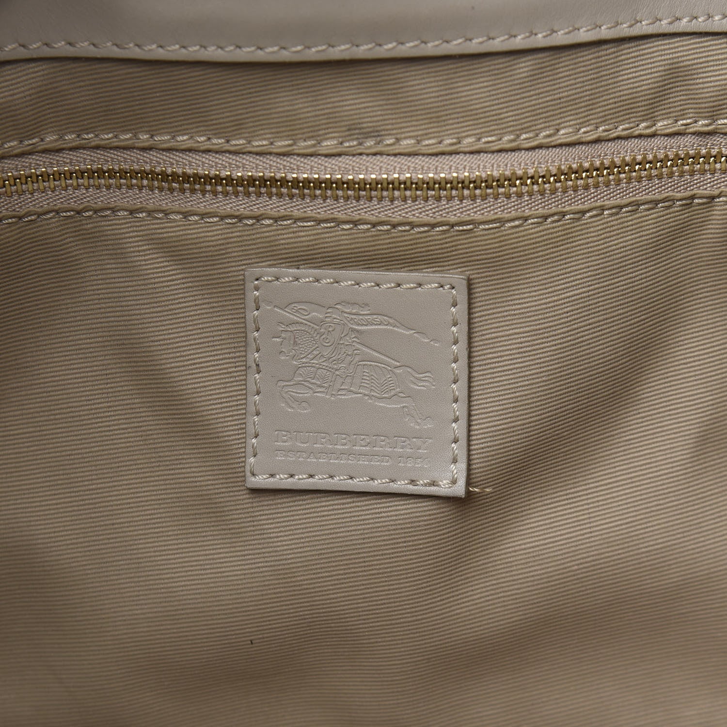 Burberry Prorsum Calfskin Nova Check Mason Warrior Beige 6 of 18