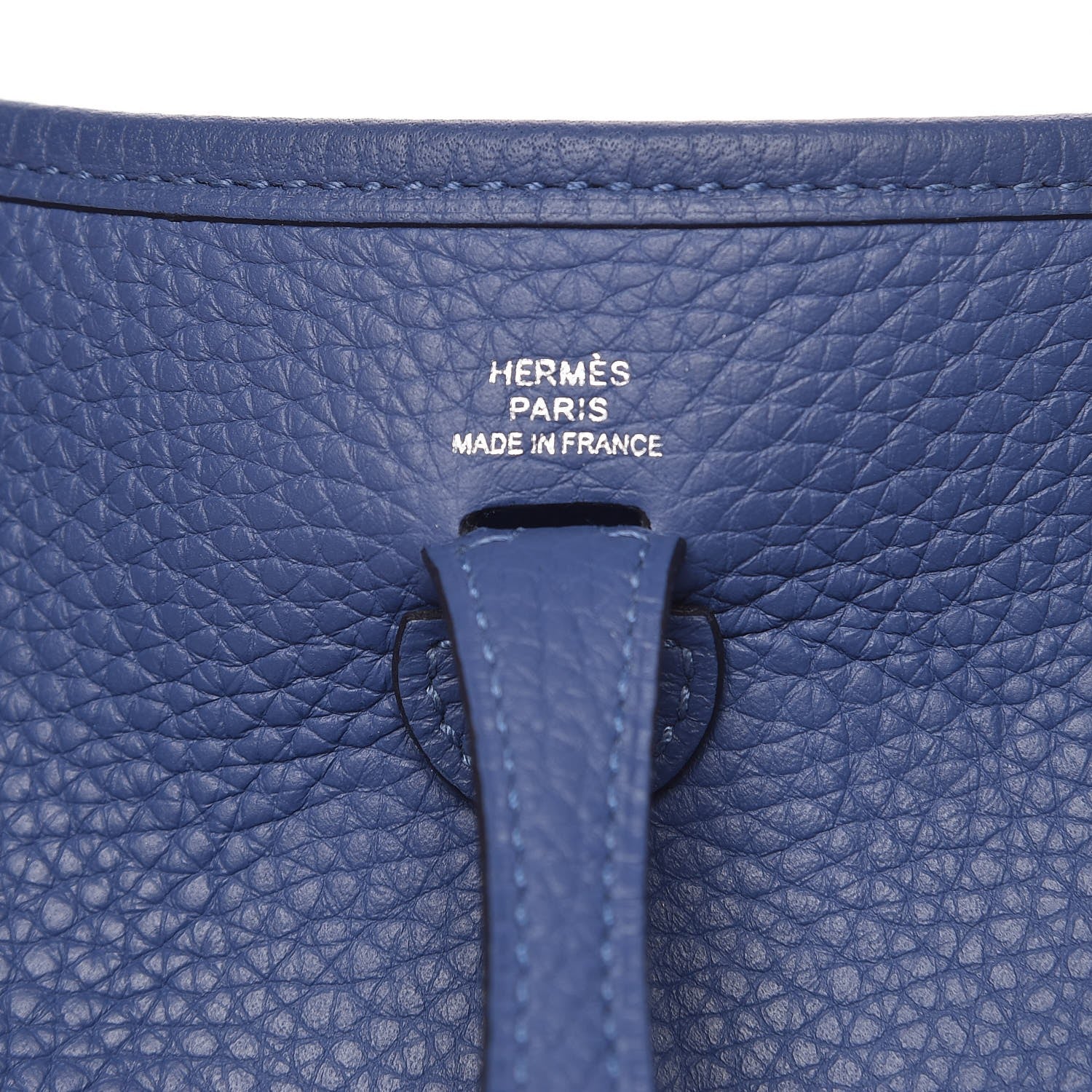 Hermes Taurillon Clemence Evelyne TPM Bleu Agate 7 of 11