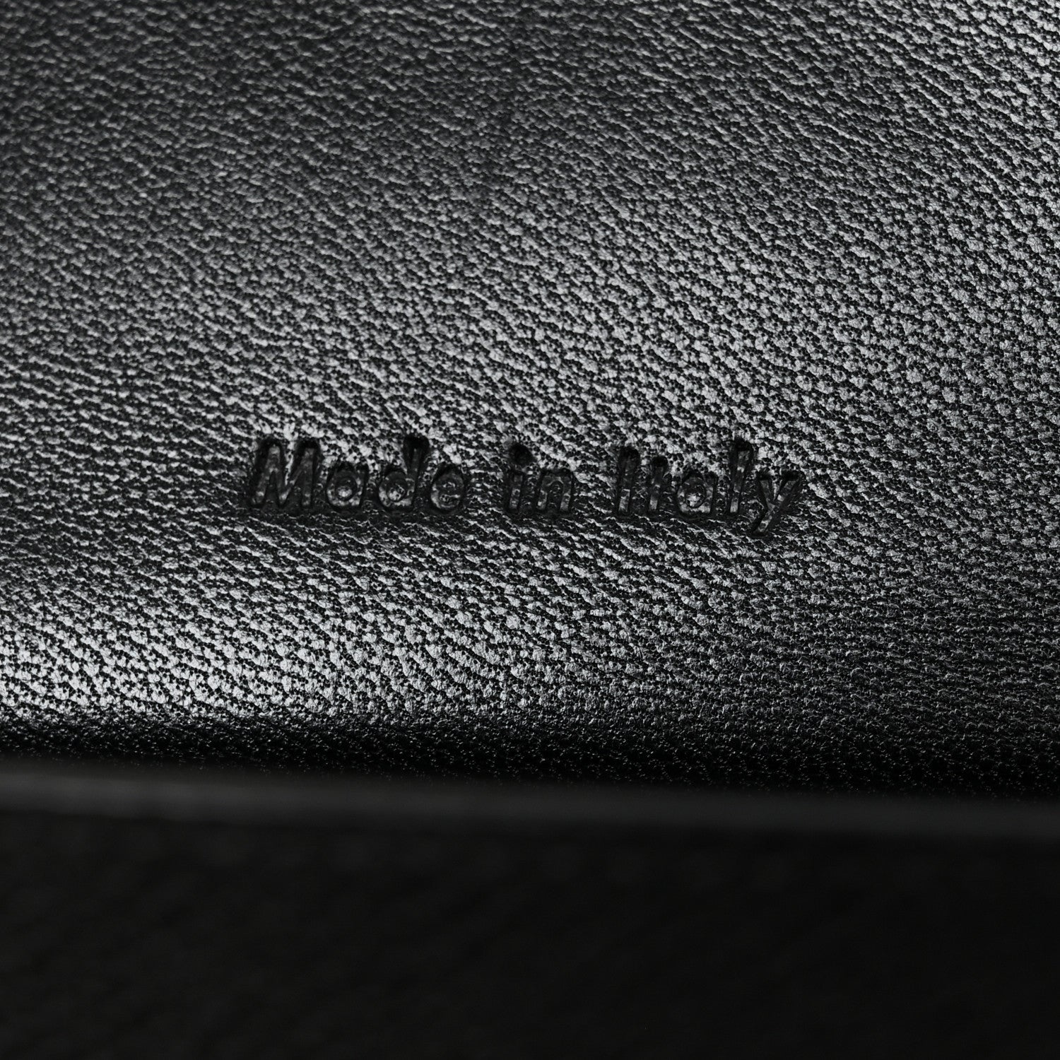 Celine Grained Calfskin Medium Trotteur Black 7 of 13